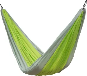 Makena Camping Hammock Set With Storage Bag Double Hammock for Two Outdoor Tree Swing Portable Hammock For Travel Camping Accessories Use Outside Backyard Backpacking Beach Picnic - Colibri Lime