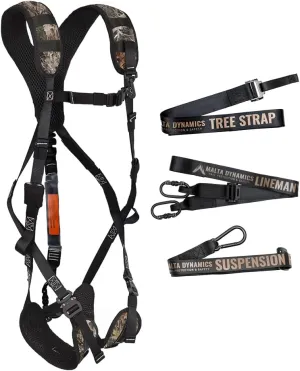 Malta Hunting Safety Ultralight Hunting Safety Harness Set with Climbing Strap, Tree Strap, Deer Drag/Suspension Relief Strap