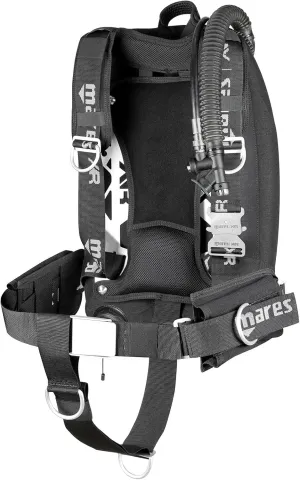Mares XR-Rec Ice Single Backmount Set - Fully Adjustable Harness Technical Diving Buoyancy System for Cold Water Scuba Diving