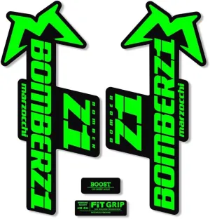 Marzocchi Bomber Z1 Fork Bike Compatible Stickers