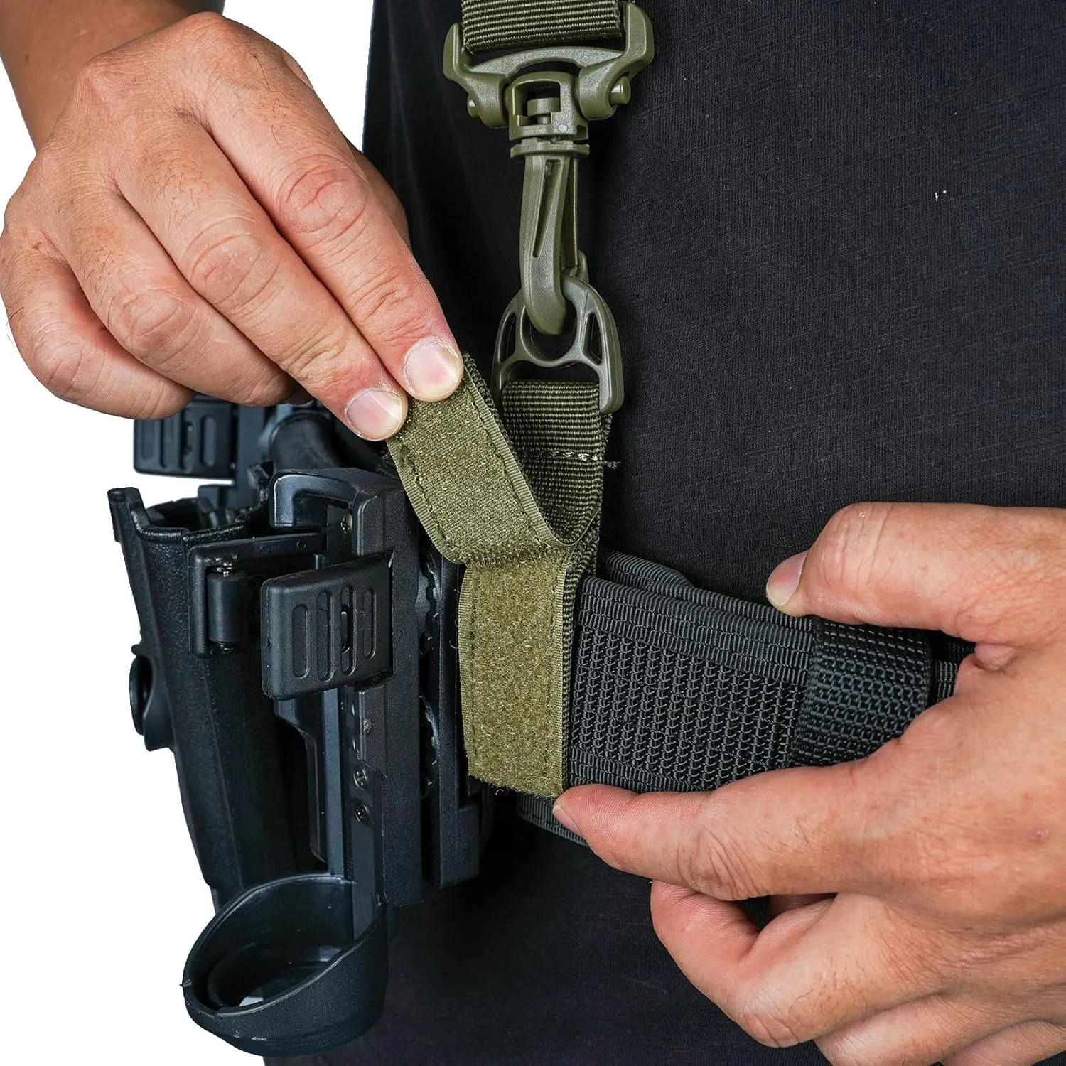 MELOTOUGH Tactical Outdoor H-Harness Duty Belt Suspenders (Battle Belt not Included)
