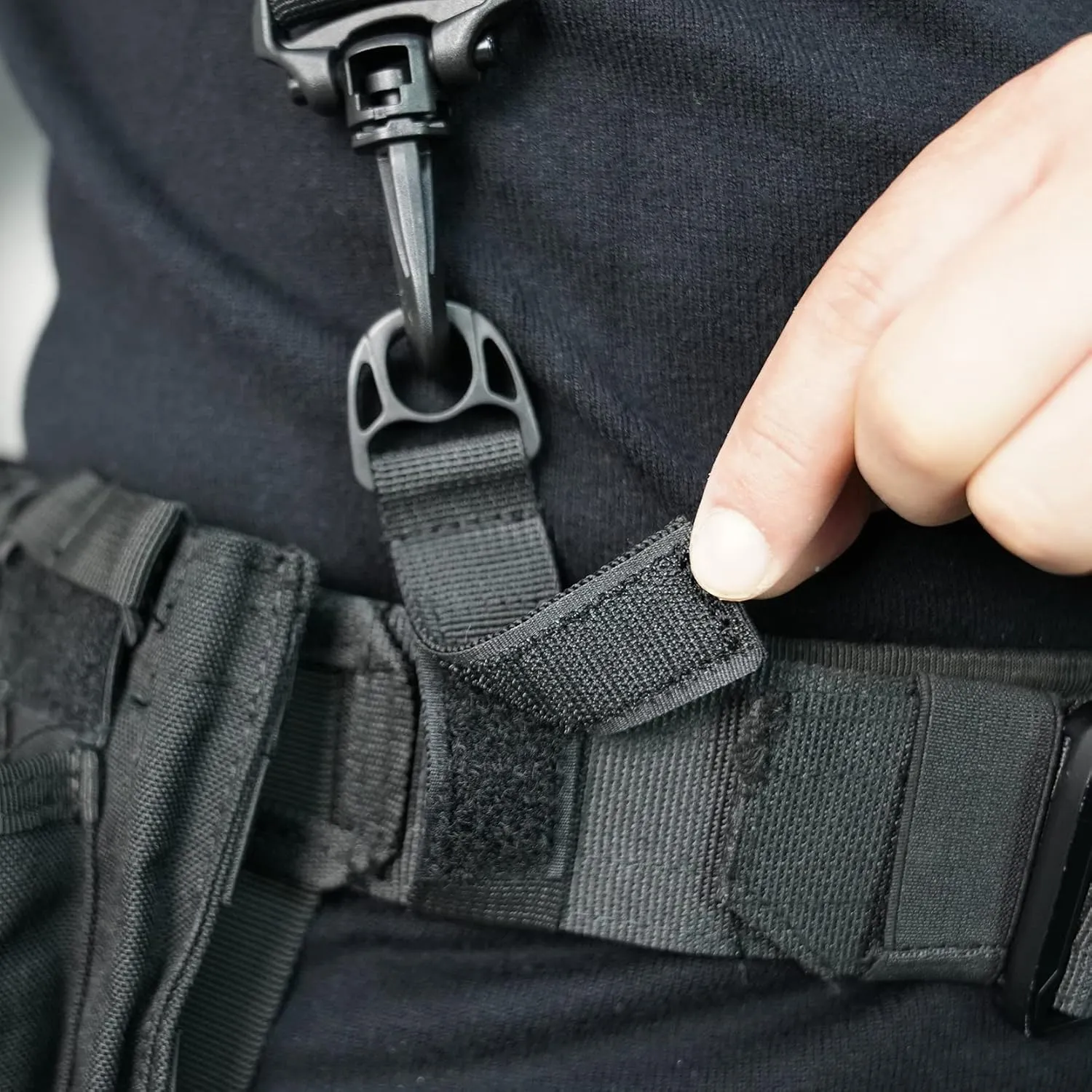 MELOTOUGH Tactical Outdoor H-Harness Duty Belt Suspenders (Battle Belt not Included)