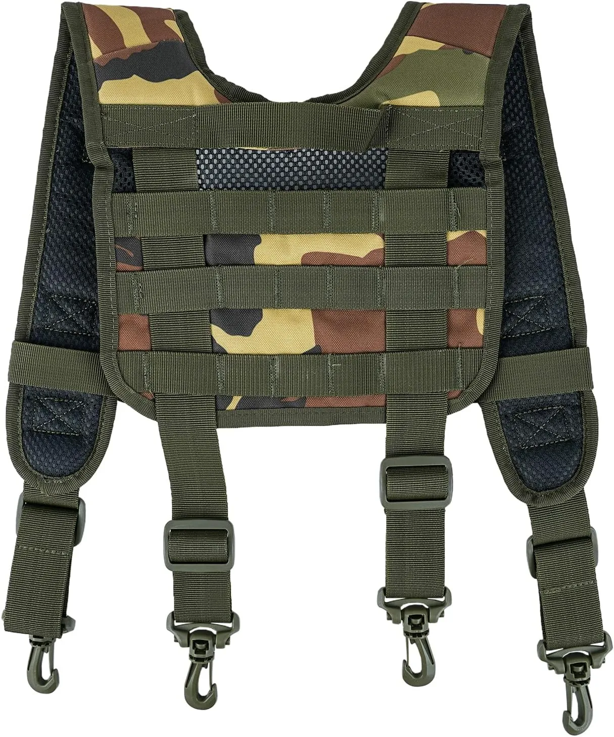 MELOTOUGH Tactical Outdoor H-Harness Duty Belt Suspenders (Battle Belt not Included)