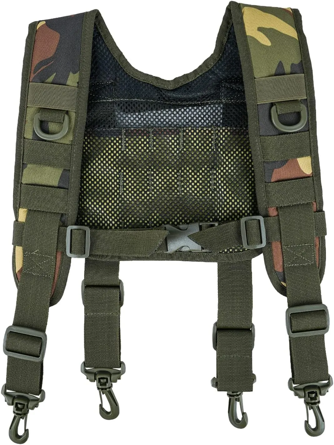 MELOTOUGH Tactical Outdoor H-Harness Duty Belt Suspenders (Battle Belt not Included)