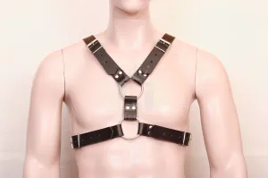 Mens Leather Bulldog Harness