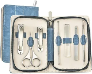 Mens Manicure Set Mens Grooming Kit Nail Care Kit 7-Piece Stainless Steel Nail Clippers for Nail Enhancement Tools and Manicures for Men Husband Boyfriend Par,