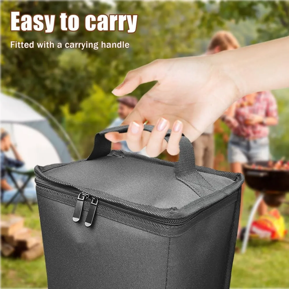 Mini ​Fuel ​Cylinder Storage Bag, Waterproof Gas Tank Protective Bag Portable Camping Stove Carry Bag for Outdoor Camping, Cooking, Travel, Picnic