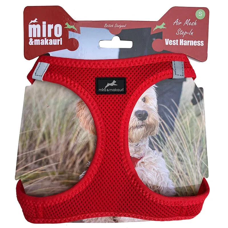 Miro & Makauri 7 Colours Step-IN Air Mesh Vest Dog Harness