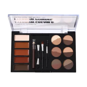 Misslara Eyebrow Powder, Cream, Pencil Set, Waterproof, Sweat Proof, Multi-Color