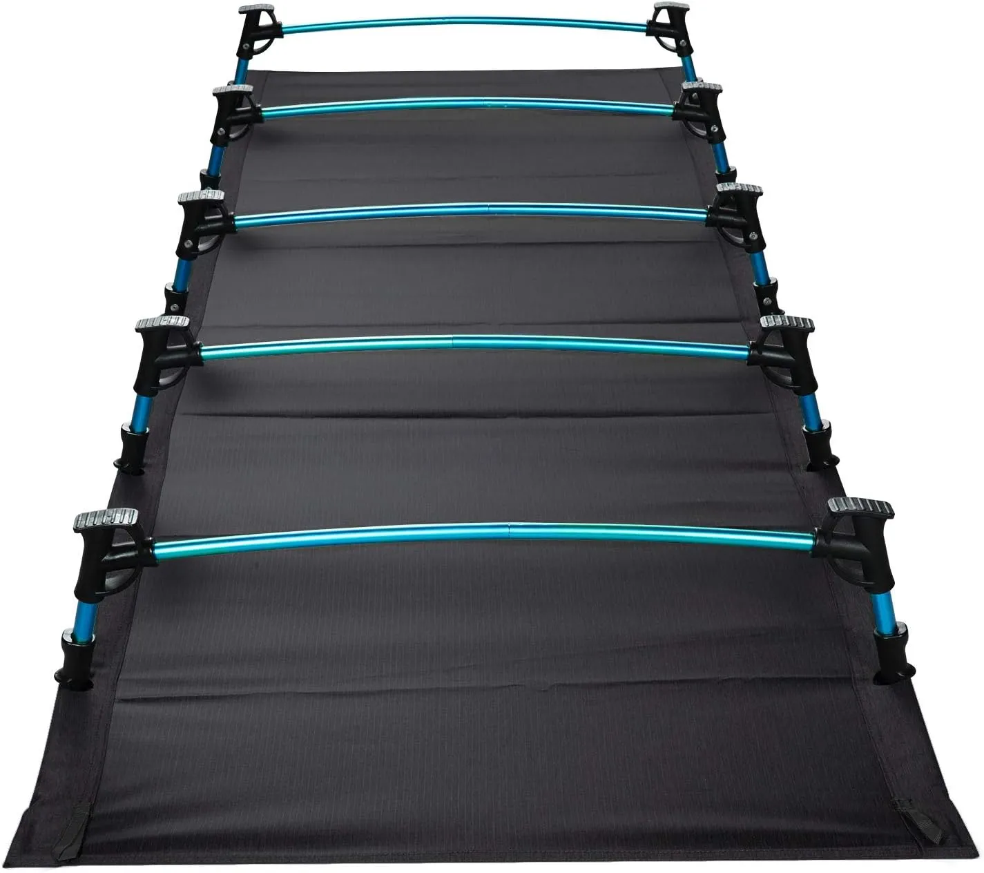 MOON LENCE Folding Camping Cot Outdoor Camping Bed Portable with Carry Bag Camp Cots for Adults for Hiking Backpacking Car Camping Outdoor&Indoor&Beach Use (black1)
