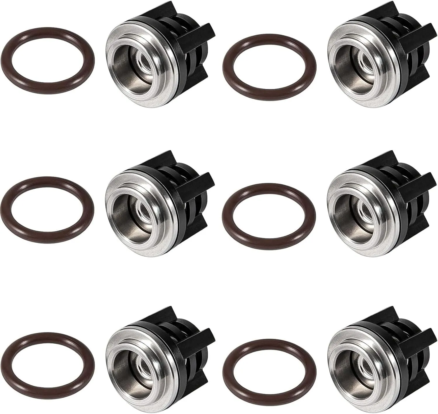 mooncar AR1828 Water Pump Check Valves Kit Suitable for Annovi Reverberi 18mm RK, RKA, RKV, XRC, XRA,New Valves   O-Rings