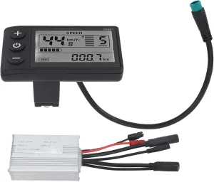 Motor Controller, Bike Controller with S866 Panel 36V 48V 17A 250W 350W Motor Controller Metal Shell Waterproof Bike Conversion Kit for DIY Electric Bikes
