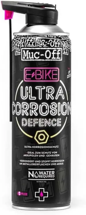 Muc Off E-Bike Ultra-Corrosion Defence, 485 Milliliters - Advanced Anti-Corrosive Protection Spray for Electric Bikes - Prevents and Dissolves Rust