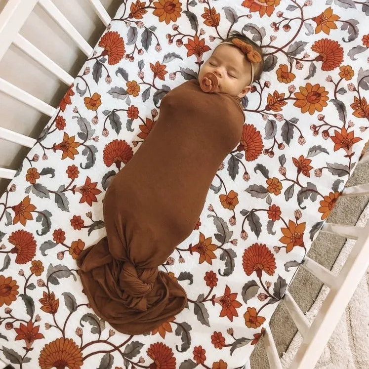 Muslin Cot Sheet - Buti Block