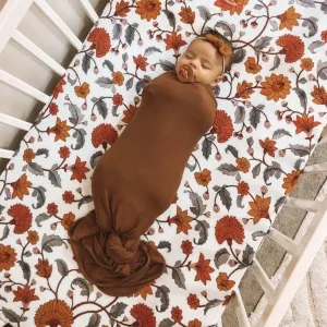 Muslin Cot Sheet - Buti Block