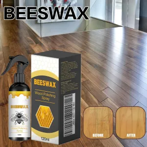 Natural Beeswax Care Spray & Restorer,120ml,Beeswax Spray for Floors and Furniture,Polish Protective Conditioning Formula,Non-Toxic & Eco-Friendly (2PCS)