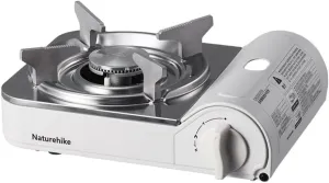 Naturehike 7506 BTU Butane Single Burner Gas Stove, Portable Outdoor Camping & Hiking Essentials, Emergency Burning Cooking Stove,Quick Ignition