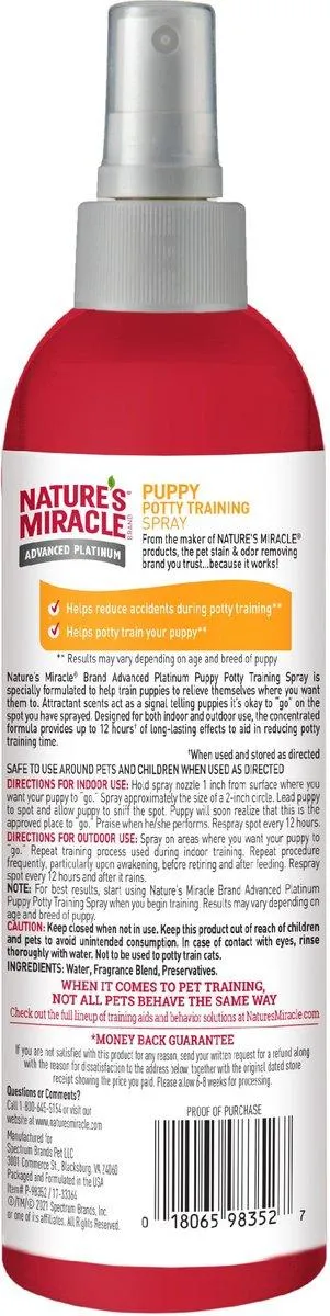 Natures Miracle Potty Training Spray (8oz)