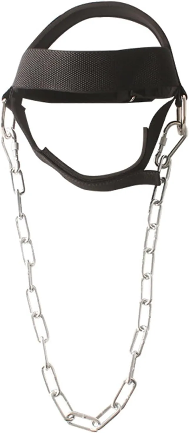 Neck Harness Lifting Training Head Harness Exerciser Neck Trainer With Adjustable Chin And Head Strap For Weight Lifting