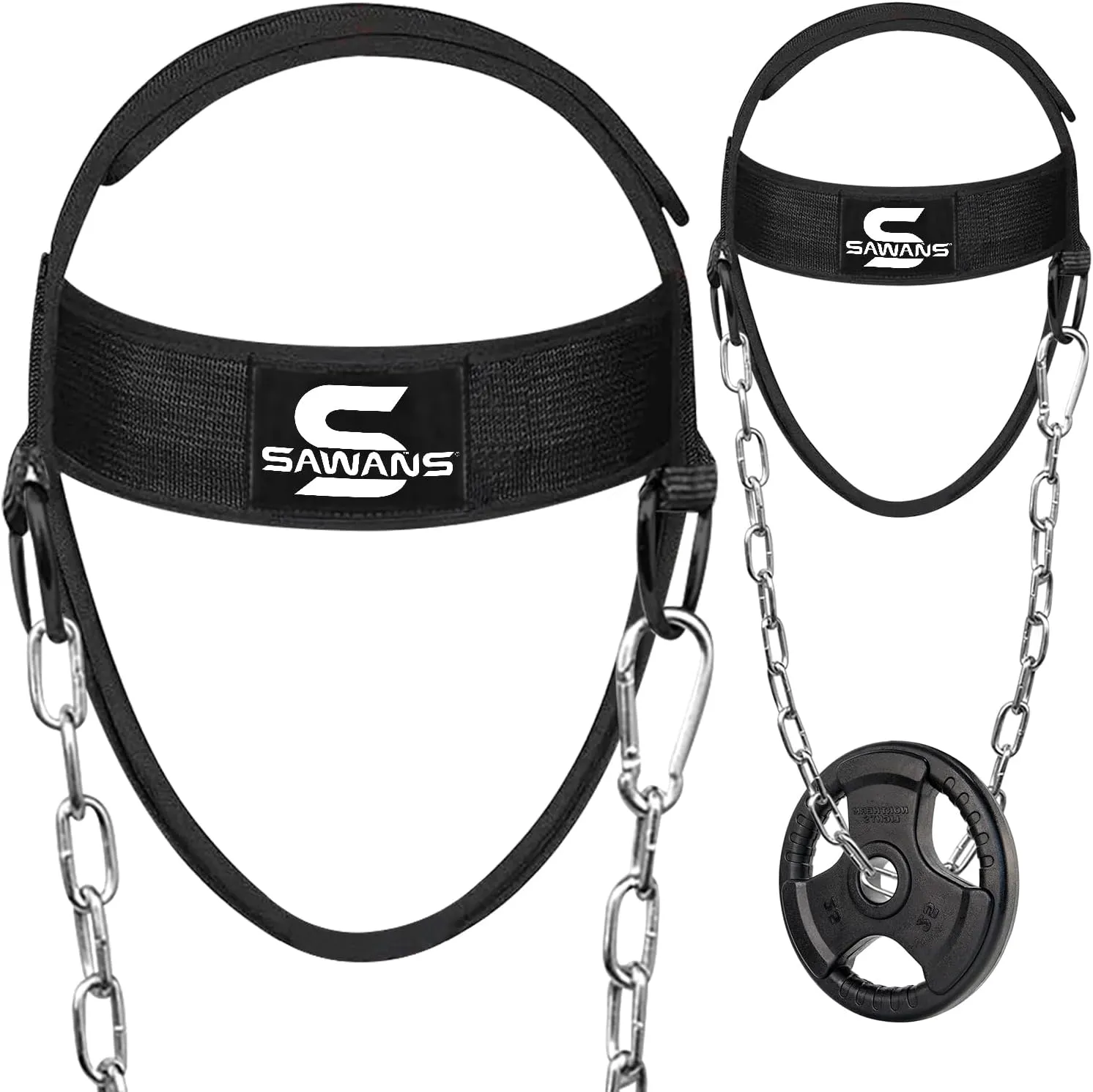 Neck Trainer Harness for Weight Sports - Neck Stretcher & Head Trainer - Adjustable, Fitness & Bodybuilding