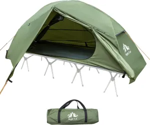 Night Cat 1-Person Camping Tent: Lightweight Waterproof Hiking Tent for Adult Cot Not Included