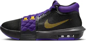 Nike Lebron Witness 8 Basketball Shoes (FB2239-001, Black/Field Purple/University Gold) Size 5.5