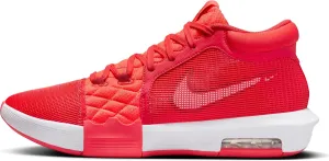 NIKE Lebron Witness 8 Basketball Shoes (FB2239-600, Light Crimson/Bright Crimson/Gym Red/White) Size 14