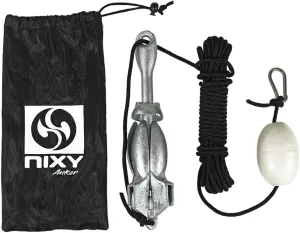 NIXY Paddleboard & Kayak Anchor, 3.5 lbs - Folding Grapnel Anchor Kit with 40ft Rope and Buoy. Portable and Compact Anchor Kit Great for Kayaks, SUPs, Canoes, Jet Skis and Small Boats