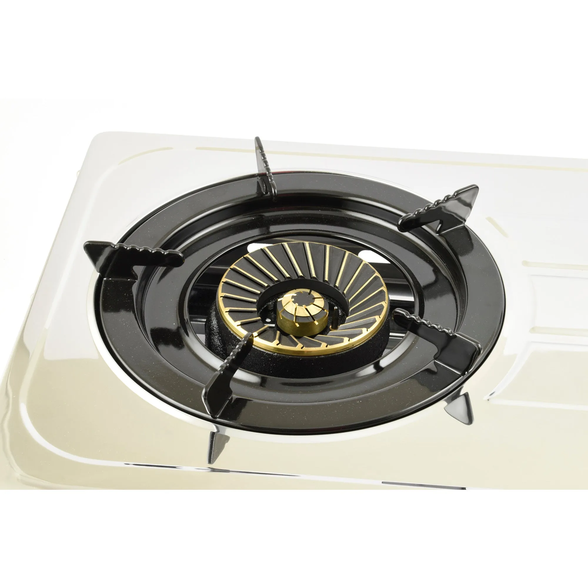 NJ-60 Portable Camping 2 burner Gas Stove Stainless Steel 60 cm Cooktop for Outdoor