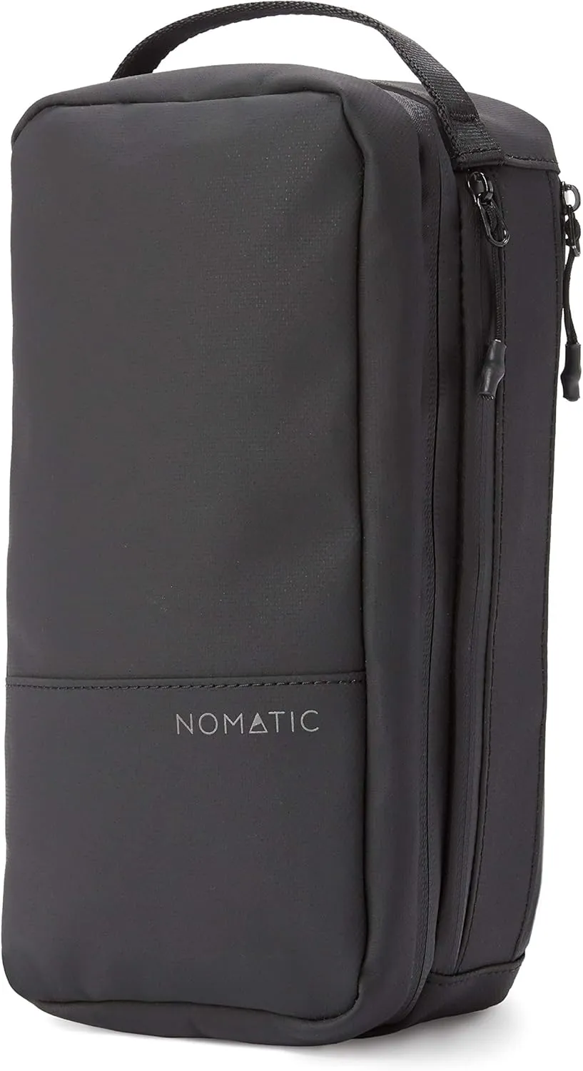 NOMATIC Toiletry Bag for Travel - Great for Travel Size Toiletries - Travel Essentials Wash Bag - Travel Makeup Bag, (Black), Large V2