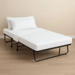 NON Sticky cotton Premium Fitted Cot Sheets, 4 Piece Egyptian Cotton Sheet Set, 8" Deep Pocket Fits Narrow Twin, RV Bunk, Guest Beds, Army Camping Cots, Trifold Mattress 30" X 75", White Solid