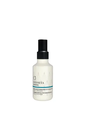 Nourish Thermo Protective Sealer for Hair pH 3.5, Heat Protection with Certified Organic Argan Oil Hair Styling Treatment - 150ml