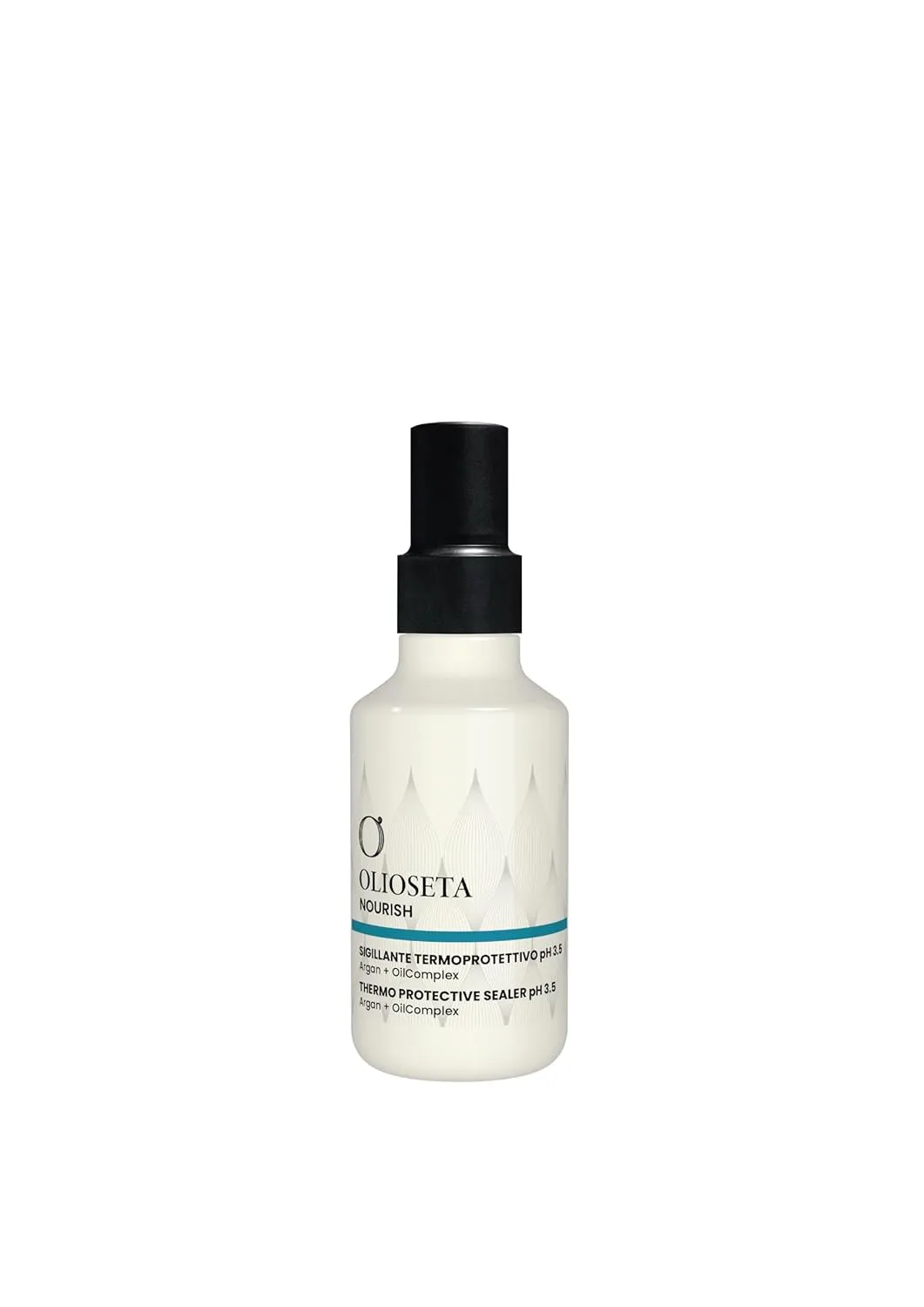 Nourish Thermo Protective Sealer for Hair pH 3.5, Heat Protection with Certified Organic Argan Oil Hair Styling Treatment - 150ml