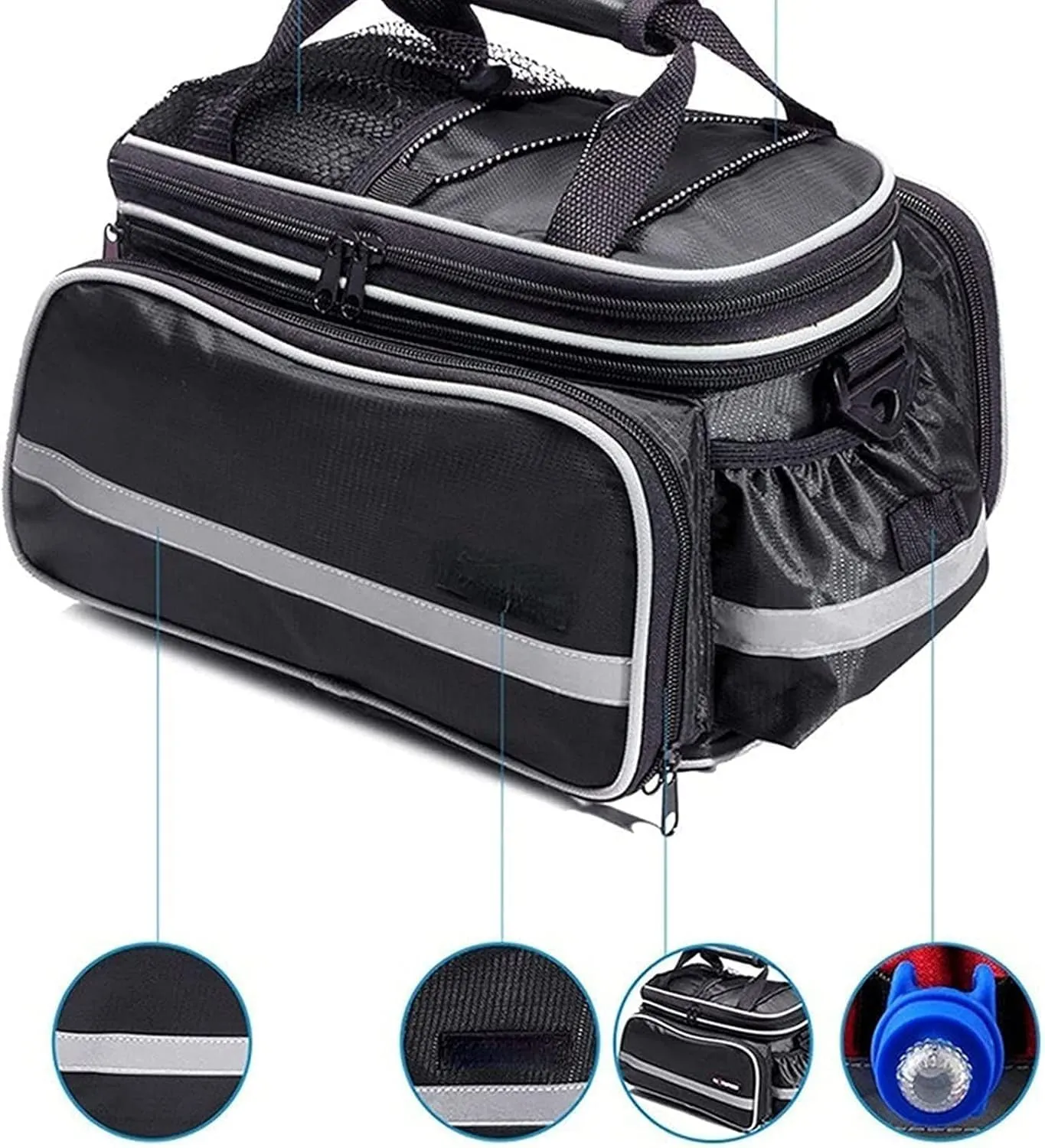 Nurse Tote Bag Medical Bag First Aid Kit Bag for Camping Equipment Bag Supplies Waterproof Multifunctional Travel bag(C)