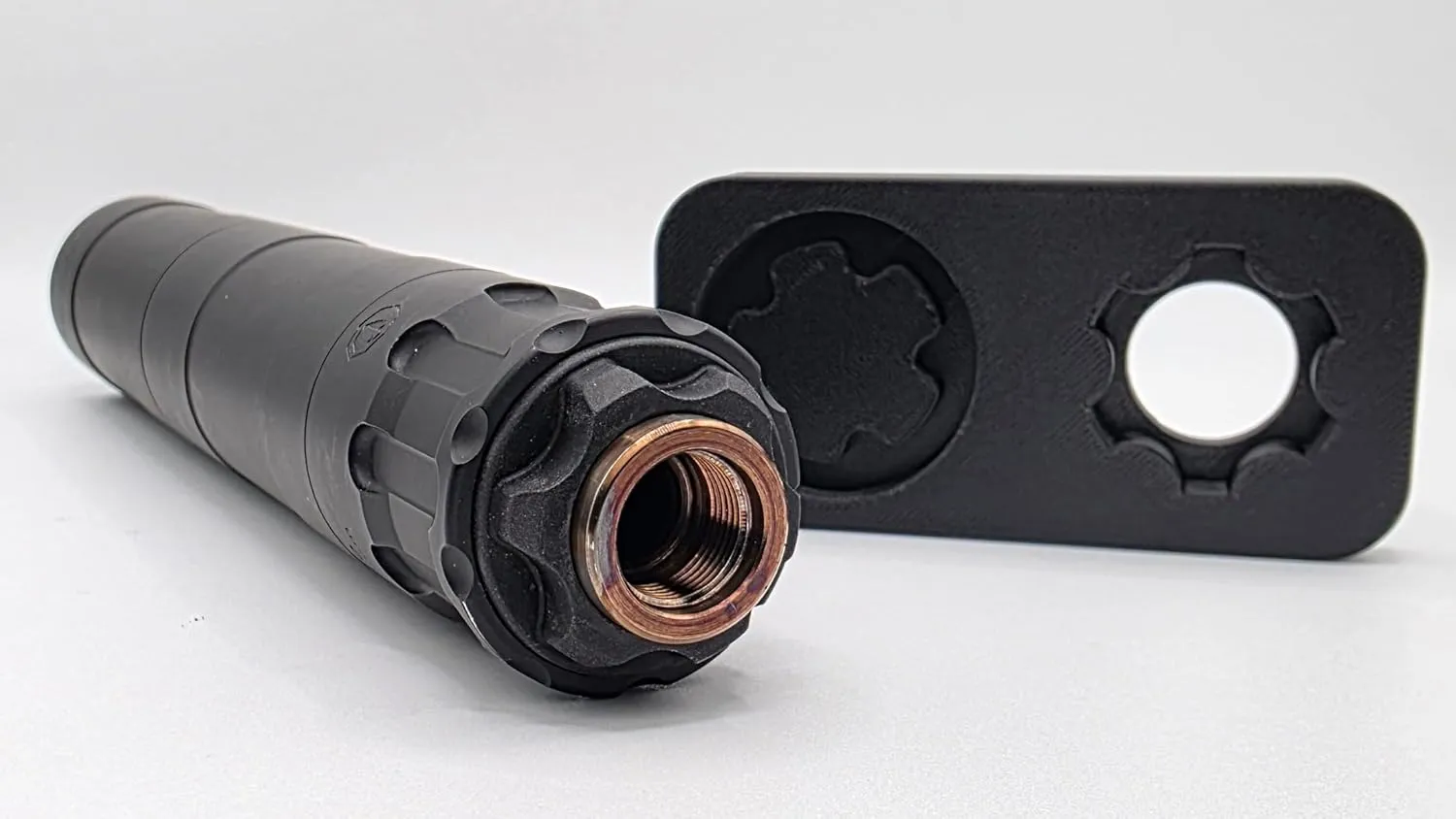 Obsidian 9/45 Suppressor Tool/Wrench - Heavy-Duty Carbon Fiber Infused, 2 in 1 - Made in USA (Tool Only)
