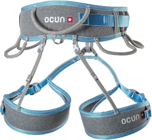 Ocun Twist Tech Eco Climbing Sport Harness, Lightweight Three Buckle Harness for Trad, Alpine & Rock Climbing