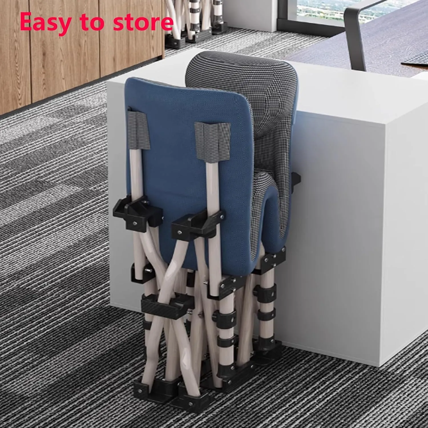 Office Lunch Break Folding Bed, Camping Cots for Adults with Thick Mattress Folding Single Person Nap Bed Rollaway Beds for Home Office Lunch Break, Camping, Pool and Beach(180