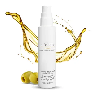 Olive Oil   Phyto Blend Silken Body Spray - Ultra Moisturizing Mist for the Skin - Dry Oil Body Spray Moisturizer - No Gluten, Parabens, Sulfates - Cruelty Free - 5 Oz
