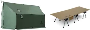 OneTigris TEGIMEN Hammock Hot Tent   OneTigris SUPRANUBIS Camping Cot