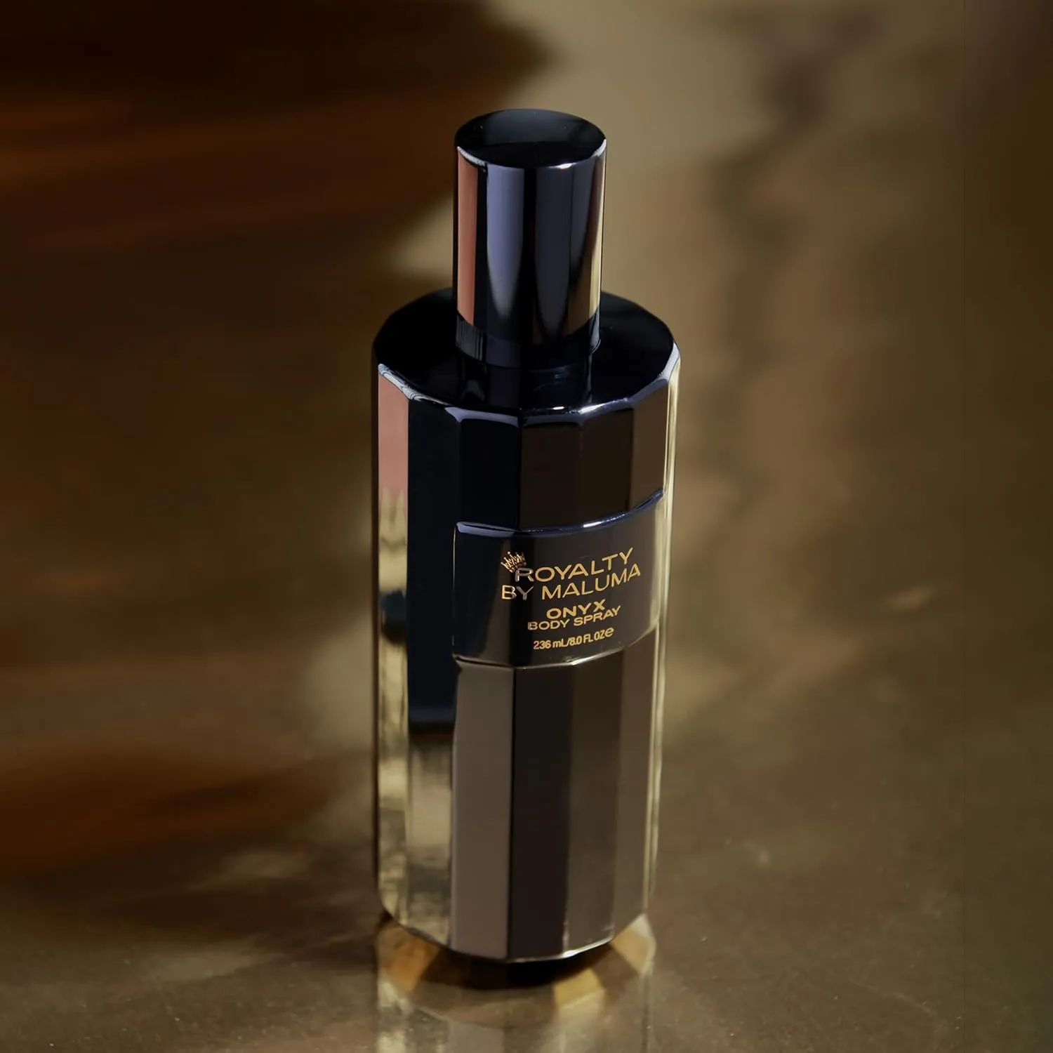 Onyx Body Spray, 8 oz - Luxurious Long-Lasting Perfume for Men - Fougere Amber Wood Fragrance - Cardamon, Pear, Bergamot Top Notes - Ideal Gift for Men