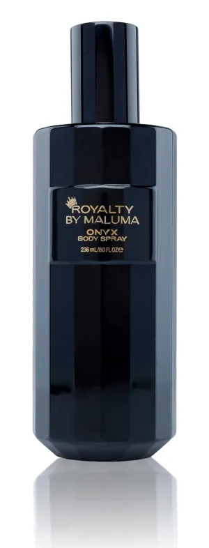 Onyx Body Spray, 8 oz - Luxurious Long-Lasting Perfume for Men - Fougere Amber Wood Fragrance - Cardamon, Pear, Bergamot Top Notes - Ideal Gift for Men