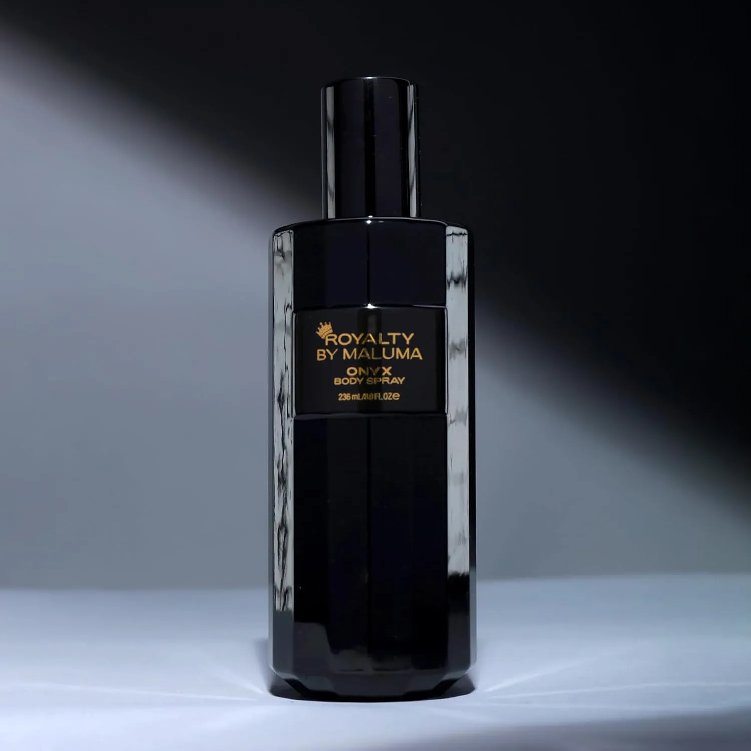 Onyx Body Spray, 8 oz - Luxurious Long-Lasting Perfume for Men - Fougere Amber Wood Fragrance - Cardamon, Pear, Bergamot Top Notes - Ideal Gift for Men