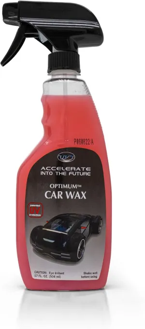 Optimum Car Wax - 17 Oz., Spray Wax for Cars, Trucks and RVs, Formulated with Polymers and UV Protection for All Exterior Surfaces, Up to 5 Months Protection