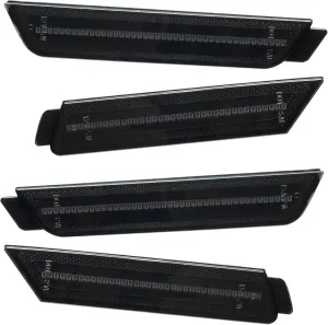 ORACLE Lighting 3101-020 Set of 2 Front and 2 Rear Tinted Lens LED Concept Sidemarkers Compatible with 2010 2015 Camaro - Easy Installation - Waterproof