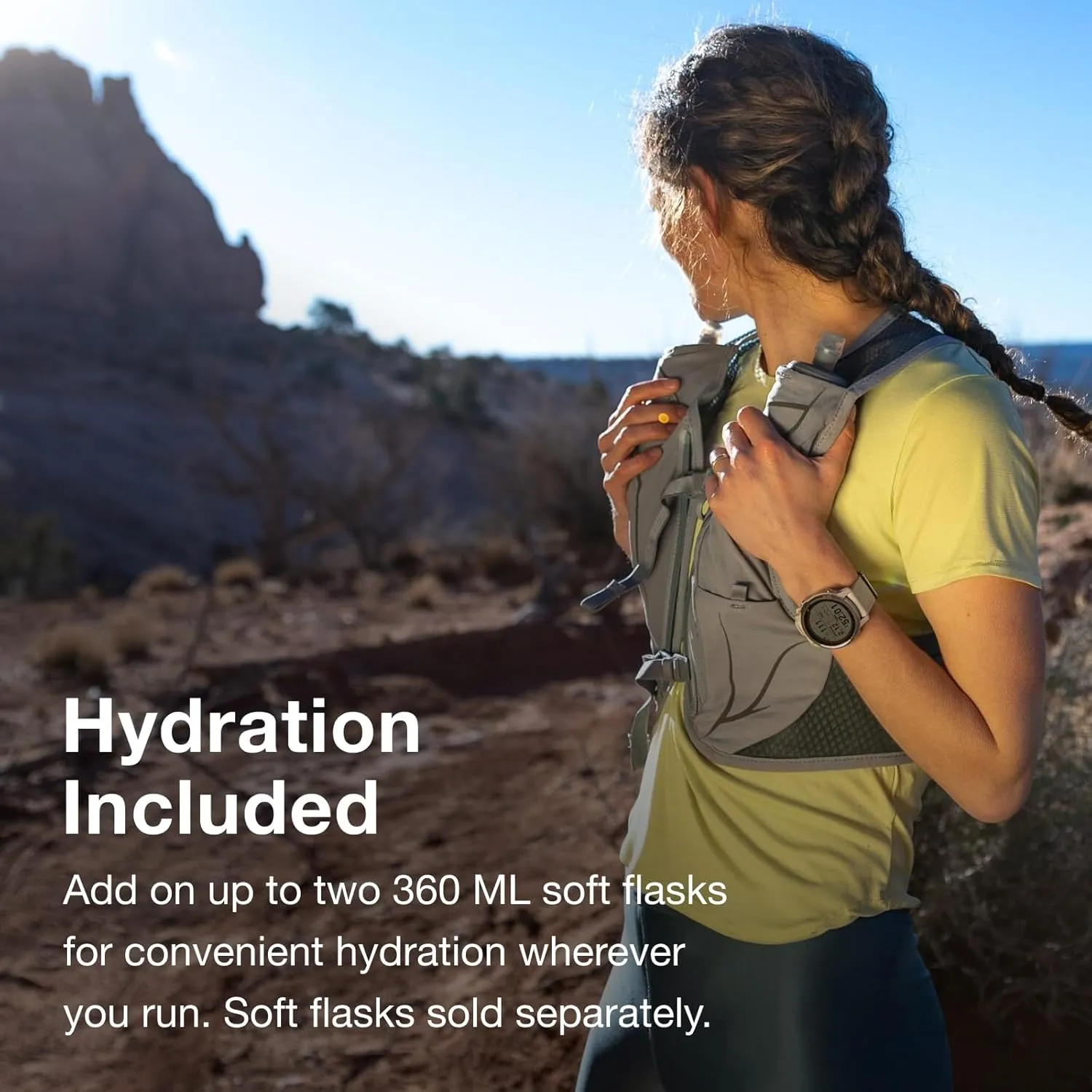 Osprey Dyna LT Women's Running Hydration Vest with Hydraulics Soft Flasks