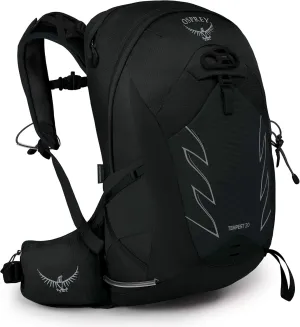 Osprey Tempest 20L Women's Hiking Backpack with Hipbelt, Stealth Black, WM/L