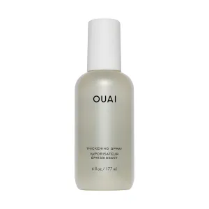OUAI Hair Thickening Spray - Thickening & Volumizing Spray for Instantly Thicker, Fuller-Looking Hair - Protects, Strengthens & Repairs with Amaranth Peptide & Amino Acids (6 Fl Oz)