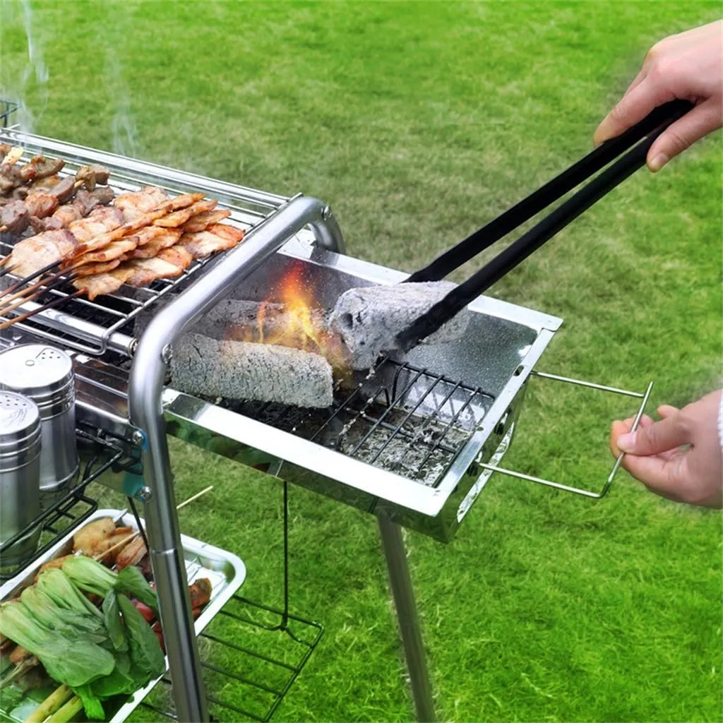 Outdoor Charcoal Outdoor Carbon Barbecue Stove Rack Outdoor Barbecue Stove Stainless Steel Barbecue Rack