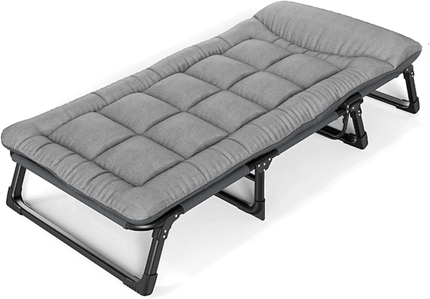 Outdoor Folding Camping Bed for Adults, Portable Heavy Duty Sleeping Cots, Durable Heavy Duty Camp Bed