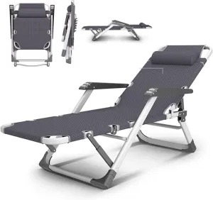 Outdoor Folding Cot Strong Steel Frame Supports Campers up to 441 Lbs, Camp Cots for Adults 5 Back and 10 Foot Positions Folds Compactly to Fit in Trunk